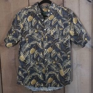 David Taylor Men's Pineapple Short Sleeve Size Med